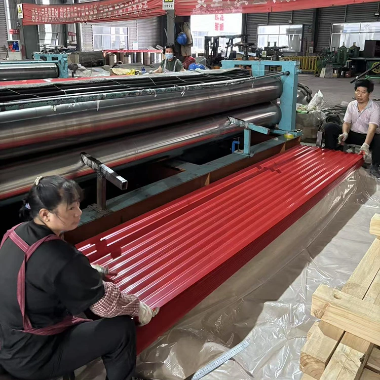 Pokrycia dachowe z blachy falistej powlekanej kolorowo